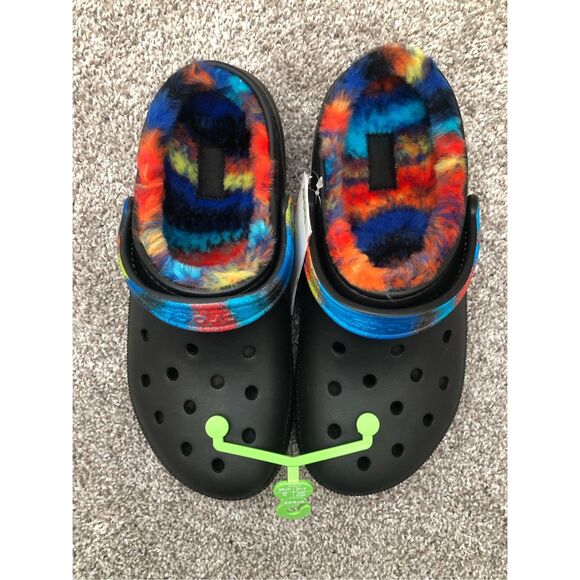 Crocs Unisex Classic Lined Clogs Size Men’s 8/ Women’s 10 - Picture 8 of 9